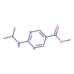 5-Pyrimidinecarboxylicacid,2-[(1-methylethyl)amino]-,methylester(9CI)
