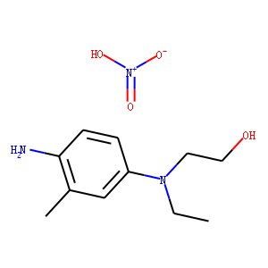 2-(4-amino-N-ethyl-m-toluidino)ethanol nitrate
