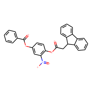 4-benzoyloxy-2-nitrophenyl 9-fluorene acetate