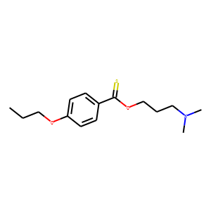 4-Propoxybenzenecarbothioic acid O-[3-(dimethylamino)propyl] ester