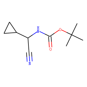 Carbamic acid, (cyanocyclopropylmethyl)-, 1,1-dimethylethyl ester (9CI)