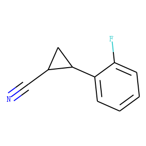 Cyclopropanecarbonitrile, 2-(2-fluorophenyl)- (9CI)