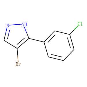4-BROMO-3-(3-CHLOROPHENYL)-1H-PYRAZOLE