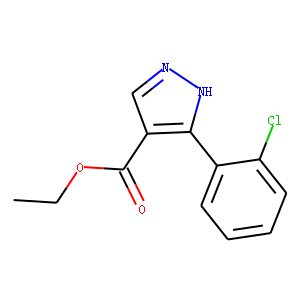 ETHYL-3-(2-CHLOROPHENYL)-PYRAZOLE-4-CARBOXYLATE