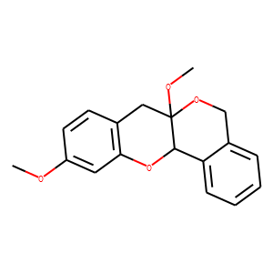 5,6a,7,12a-Tetrahydro-6a,10-dimethoxy[2]benzopyrano[4,3-b][1]benzopyran