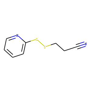 Propanenitrile, 3-(2-pyridinyldithio)- (9CI)