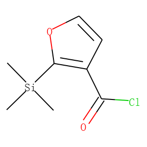 3-Furancarbonyl chloride, 2-(trimethylsilyl)- (9CI)
