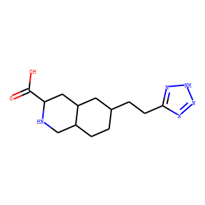 6-(2-(1H-tetrazol-5-yl)ethyl)-1,2,3,4,4a,5,6,7,8,8a-decahydroisoquinoline-3-carboxylic acid