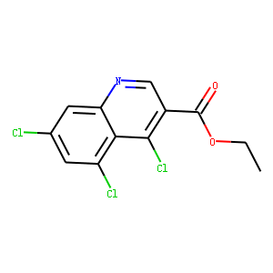 4,5,7-Trichloroquinoline-3-carboxylic acid ethyl ester