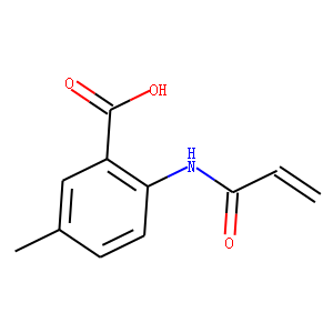 Benzoic acid, 5-methyl-2-[(1-oxo-2-propenyl)amino]- (9CI)