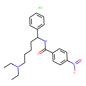 N-[5-(Diethylamino)-1-phenylpentyl]-4-nitrobenzamide hydrochloride
