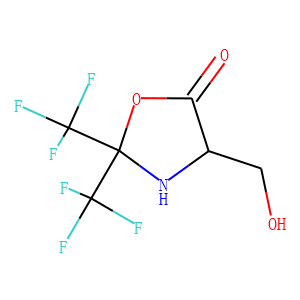 4-(HYDROXYMETHYL)-2,2-BIS(TRIFLUOROMETHYL)-5-OXAZOLIDINONE