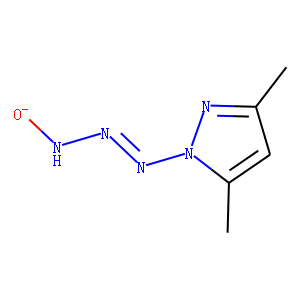 1H-Pyrazole,  3,5-dimethyl-1-(1-oxido-1-triazenyl)-  (9CI)