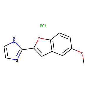2-(5-methoxybenzofuran-2-yl)-1H-imidazole hydrochloride