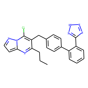 2-chloro-4-propyl-3-[[4-[2-(2H-tetrazol-5-yl)phenyl]phenyl]methyl]-1,5 ,9-triazabicyclo[4.3.0]nona-2