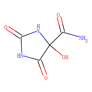 4-Imidazolidinecarboxamide,4-hydroxy-2,5-dioxo-,(S)-(9CI)