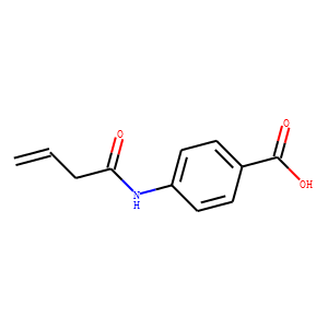 Benzoic acid, 4-[(1-oxo-3-butenyl)amino]- (9CI)