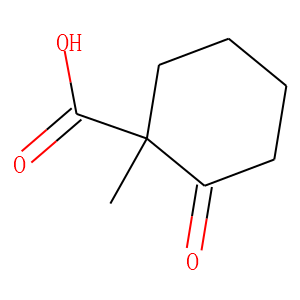 Cyclohexanecarboxylic acid, 1-methyl-2-oxo-, (+)- (9CI)