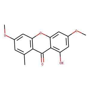 1-Hydroxy-3,6-dimethoxy-8-methyl-9H-xanthen-9-one