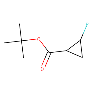 Cyclopropanecarboxylic acid, 2-fluoro-, 1,1-dimethylethyl ester, trans- (9CI)