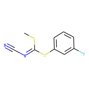 (3-FLUOROPHENYL) METHYL CYANOCARBONIMIDODITHIOATE