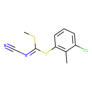 [3-CHLORO-2-METHYLPHENYL] METHYLCYANOCARBONIMIDODITHIOATE