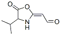 Acetaldehyde, [4-(1-methylethyl)-5-oxo-2-oxazolidinylidene]- (9CI)