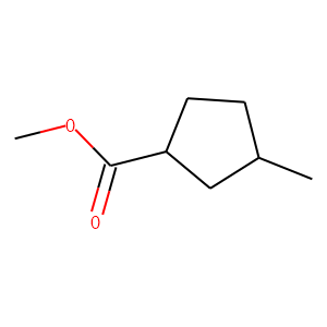 Cyclopentanecarboxylic acid, 3-methyl-, methyl ester, (1S-cis)- (9CI)