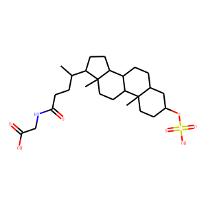 Glycolithocholate sulfate