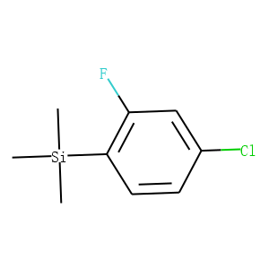 TRIMETHYL(4-CHLORO-2-FLUOROPHENYL)SILANE 96percent5-CHLORO-2-(TRIMETHYLSILYL)FLUOROBENZENE