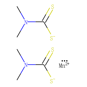 bis(dimethyldithiocarbamato-S,S/')manganese