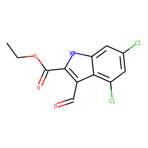 Ethyl 4,6-Dichloro-3-formyl-2-indolecarboxylate