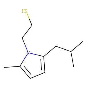 2-[2-methyl-5-(2-methylpropyl)pyrrol-1-yl]ethanethiol