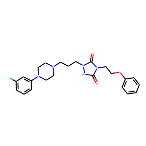 1-[3-[4-(3-Chlorophenyl)-1-piperazinyl]propyl]-4-(2-phenoxyethyl)-1,2,4-triazolidine-3,5-dione