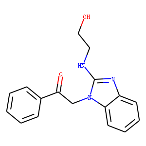 2-{2-[(2-hydroxyethyl)amino]-1H-benzimidazol-1-yl}-1-phenylethanone
