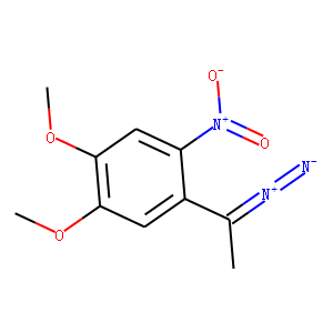 1-(4,5-dimethoxy-2-nitrophenyl)diazoethane