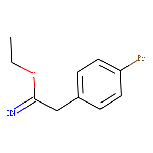 2(4-BROMO-PHENYL)-ACETIMIDIC ACID ETHYL ESTER