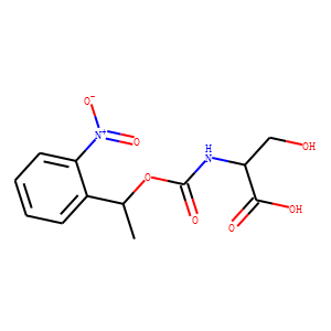 N-1-(2-nitrophenyl)ethoxycarbonylserine