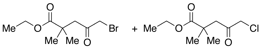 Ethyl 5-Bromo-2,2-dimethyl-4-oxopentanoate Ethyl 5-Chloro-2,2-dimethyl-4-oxopentanoate(Bromo/Chloro