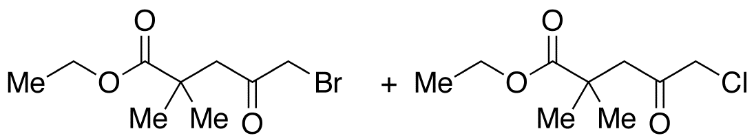 Ethyl 5-Bromo-2,2-dimethyl-4-oxopentanoate Ethyl 5-Chloro-2,2-dimethyl-4-oxopentanoate(Bromo/Chloro