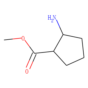 Cyclopentanecarboxylic acid, 2-amino-, methyl ester, (1R-cis)- (9CI)