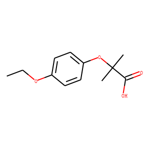 Propanoic acid, 2-(4-ethoxyphenoxy)-2-methyl-