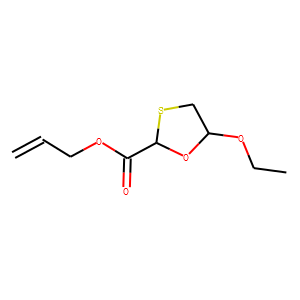 1,3-Oxathiolane-2-carboxylicacid,5-ethoxy-,2-propenylester,trans-(9CI)