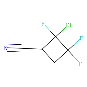 1,1,2-TRIFLUORO-2-CHLORO-3-CYANO CYCLOBUTANE