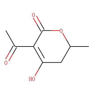 2H-Pyran-2-one, 3-acetyl-5,6-dihydro-4-hydroxy-6-methyl-, (S)- (9CI)