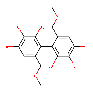 2,2',3,3',4,4'-hexahydroxy-1,1'-biphenyl-6,6'-dimethanol dimethyl ether