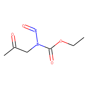 Carbamic  acid,  nitroso(2-oxopropyl)-,  ethyl  ester  (9CI)