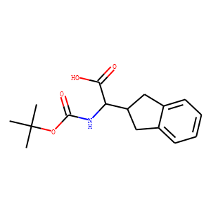 TERT-BUTOXYCARBONYLAMINO-INDAN-2-YL-ACETIC ACID