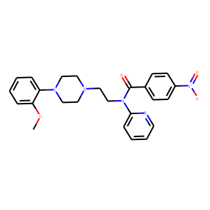 BENZAMIDE, N-[2-[4-(2-METHOXYPHENYL)-1-PIPERAZINYL]ETHYL]-4-NITRO-N-2-PYRIDINYL