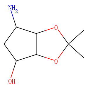 (3aR,4S,6R,6aS)-6-Aminotetrahydro-2,2-dimethyl-4H-cyclopenta-1,3-dioxol-4-ol